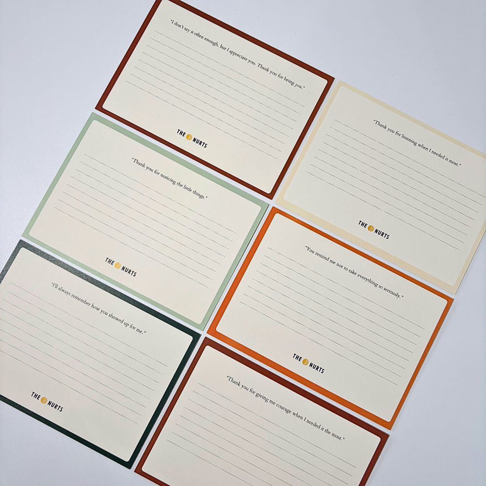 The Nurts Gratitude Cards