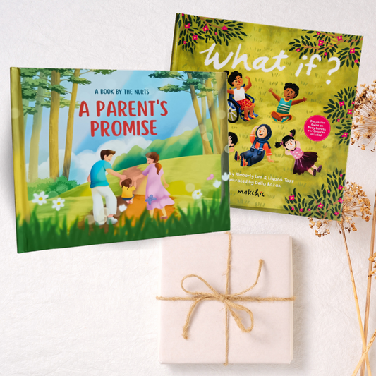 A Parent's Promise & What If? Book Set for Children