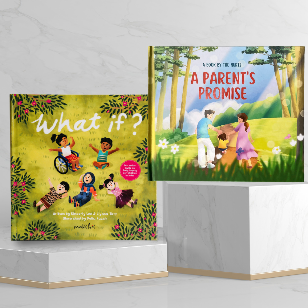 A Parent's Promise & What If? Book Set for Children