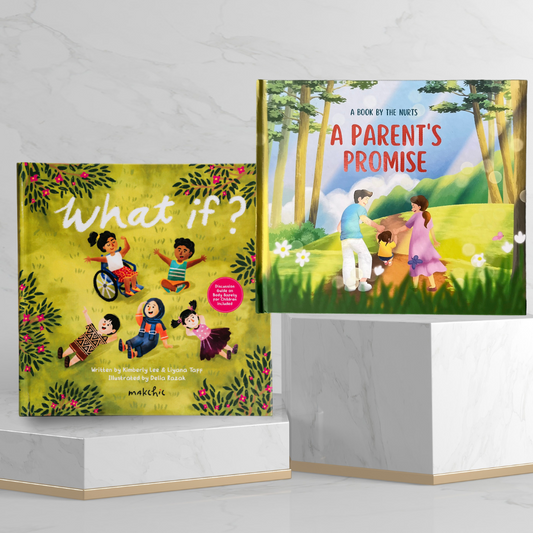 A Parent's Promise & What If? Book Set for Children