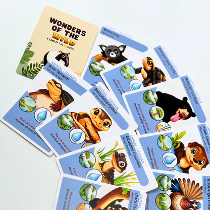 [NEW IN] Wonders of the Wild - A Bilingual Zoo Card Game
