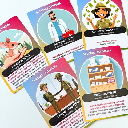 [NEW IN] Wonders of the Wild - A Bilingual Zoo Card Game