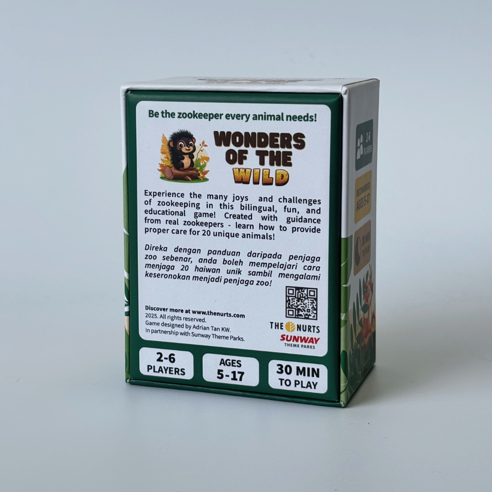 [NEW IN] Wonders of the Wild - A Bilingual Zoo Card Game