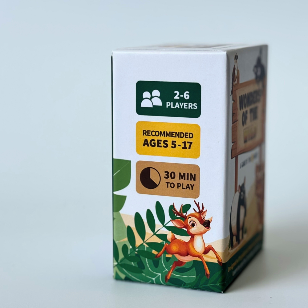 [NEW IN] Wonders of the Wild - A Bilingual Zoo Card Game