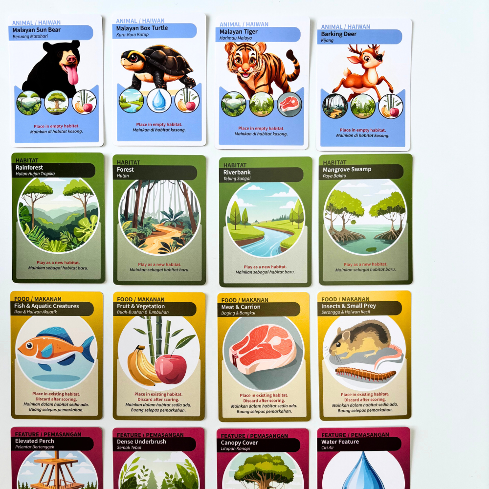 [NEW IN] Wonders of the Wild - A Bilingual Zoo Card Game