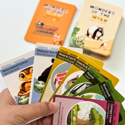 [NEW IN] Wonders of the Wild - A Bilingual Zoo Card Game