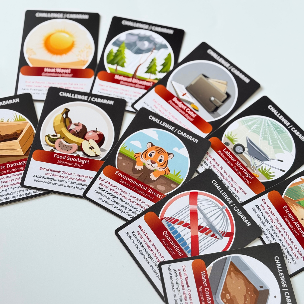 [NEW IN] Wonders of the Wild - A Bilingual Zoo Card Game