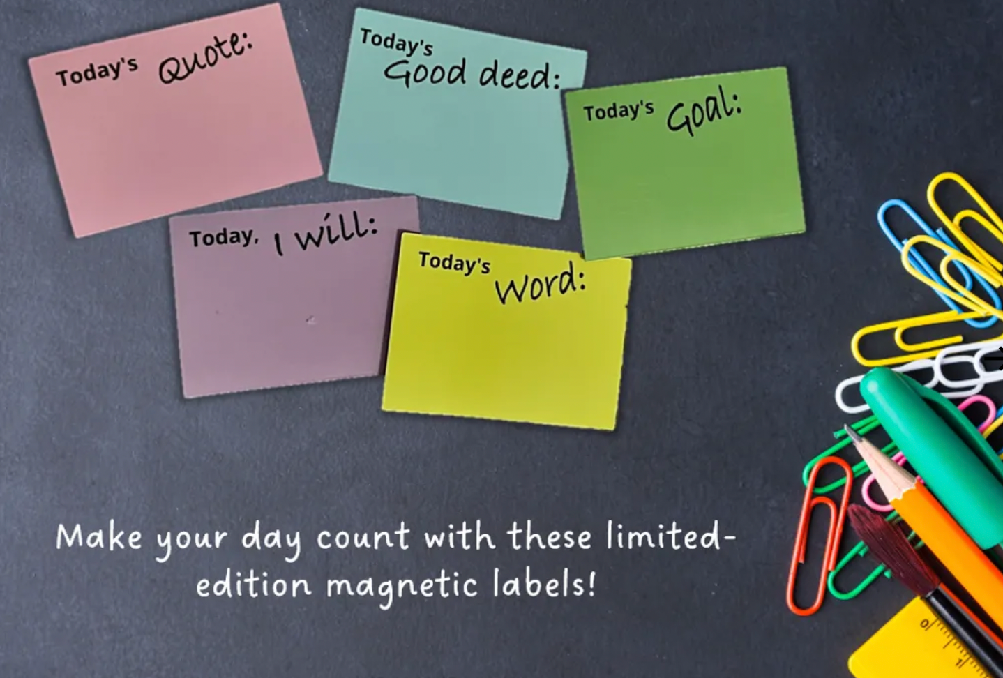 Limited-Edition Magnetic Labels