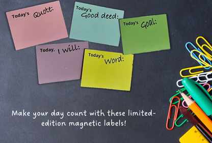 Limited-Edition Magnetic Labels